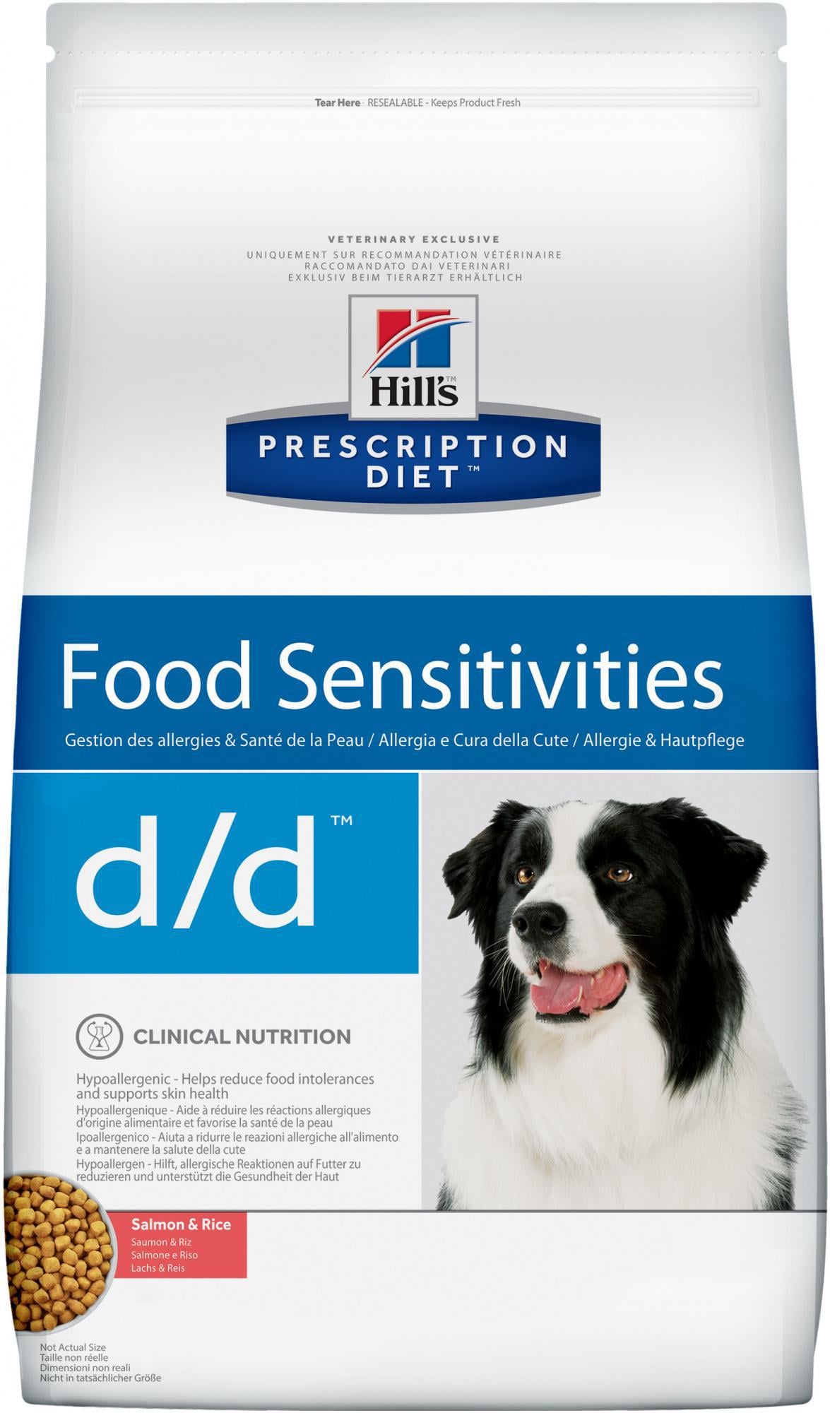 Корм лечебный для собак Hill's Prescription Diet D/D Food Sensitivities Лосось и рис 12 кг (28356)
