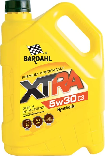 Моторна олива Bardahl XTRA 5W30 SN C3 5 л (34103) Моторна олива Bardahl XTRA 5W30 SN C3 5 л (34103)