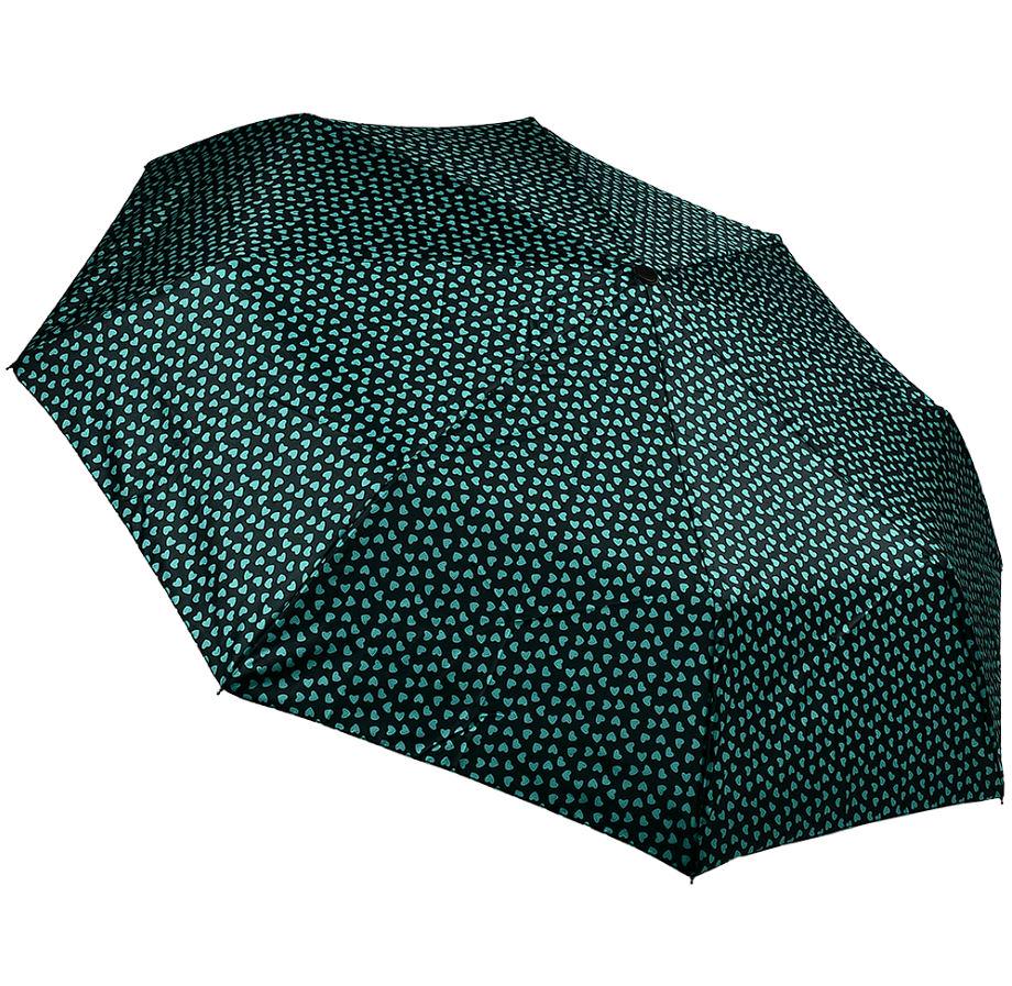 Зонтик складной автомат Hearts 8 спиц купол 110 см Green (30256) - фото 2 Зонтик складной автомат Hearts 8 спиц купол 110 см Green (30256) - фото 2