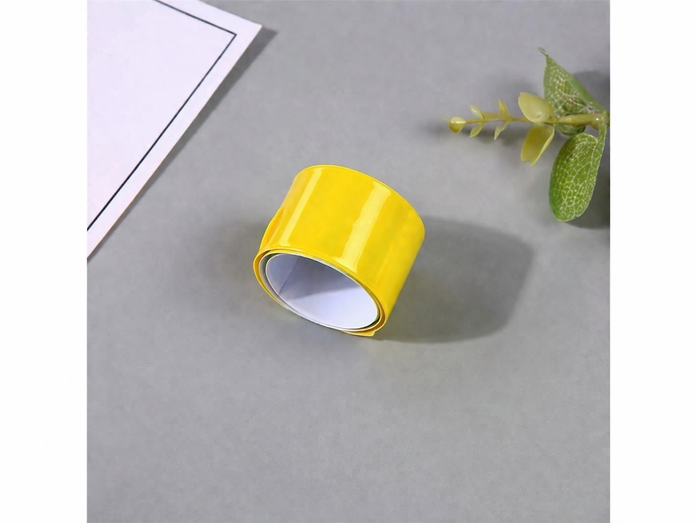 Браслет светоотражающий 30 см Желтый (P-918)