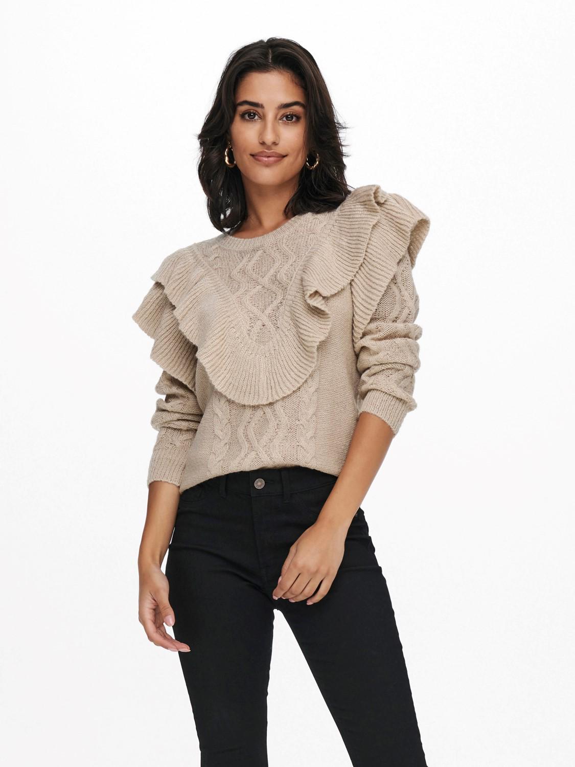 Свитер женский Only 15238221 M Белый