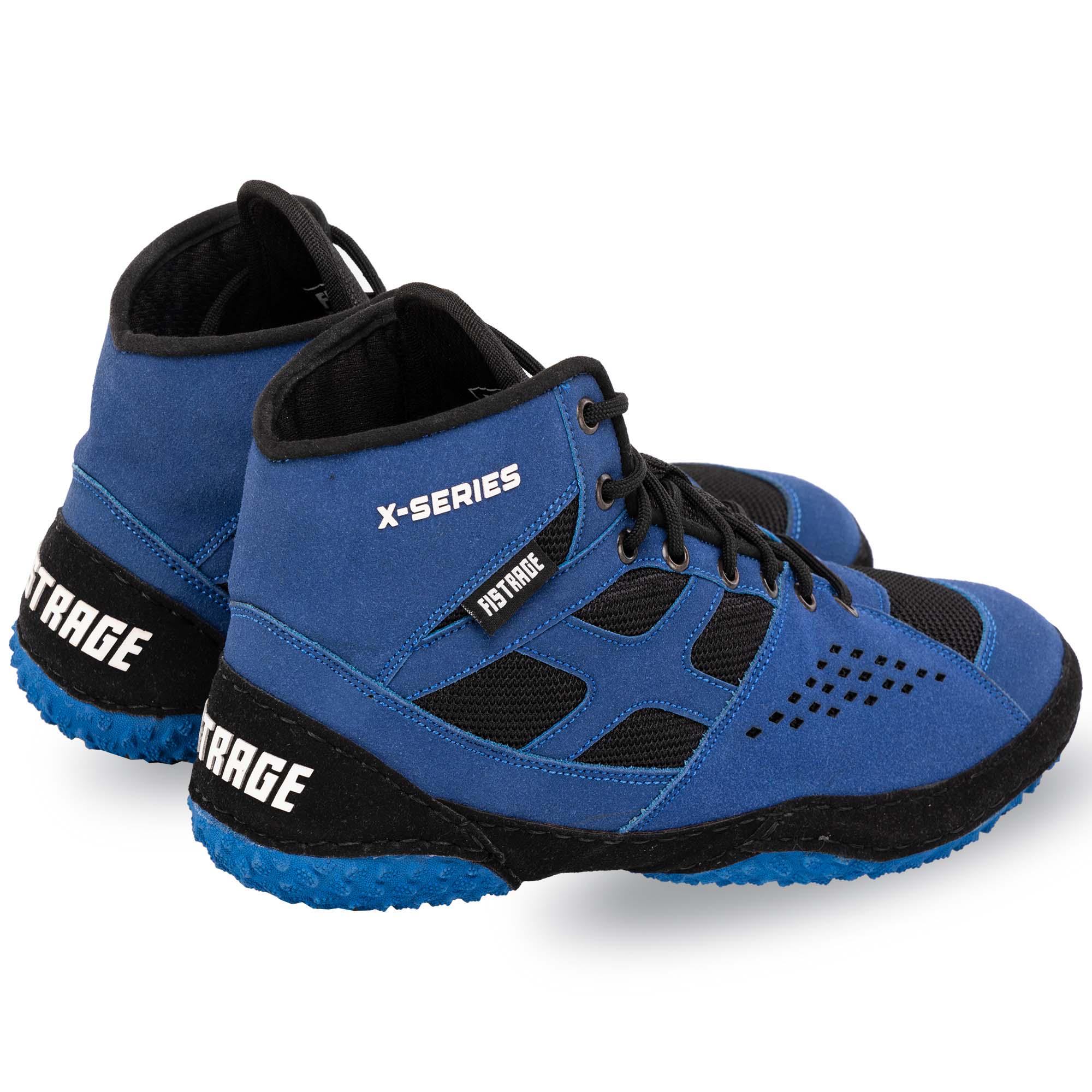 Борцівки FISTRAGE VL-4565 верх замша/низ нековзка гума р. 37/23 см Синій/Чорний (6936116106101) - фото 7 Борцівки FISTRAGE VL-4565 верх замша/низ нековзка гума р. 37/23 см Синій/Чорний (6936116106101) - фото 7