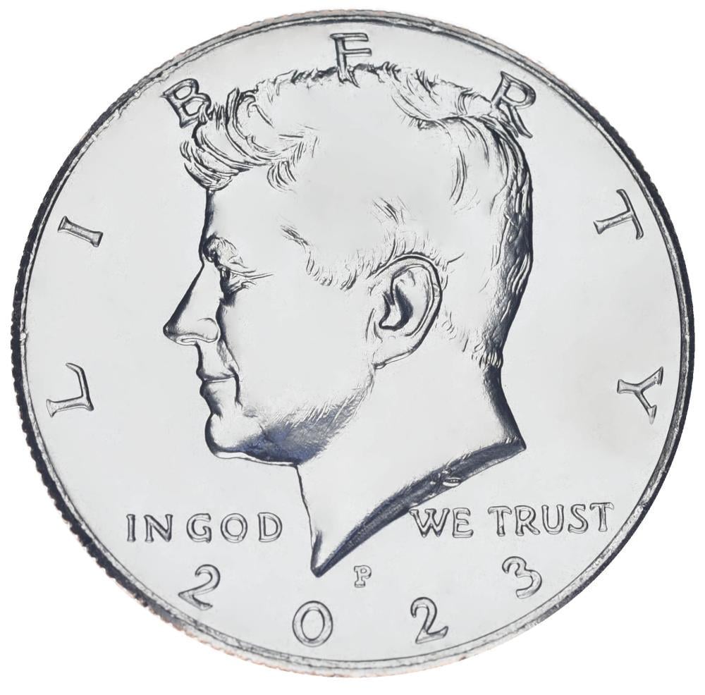 Коллекционная монета США 50 центов 2023 UNC P Джон Кеннеди