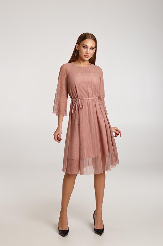 Платье Lipar 3483 праздничное с добавлением блеска р. 46 Фрез (16895778)