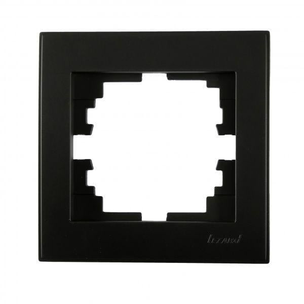 Рамка одноместная Lezard Rain Антрацит (00000022452)