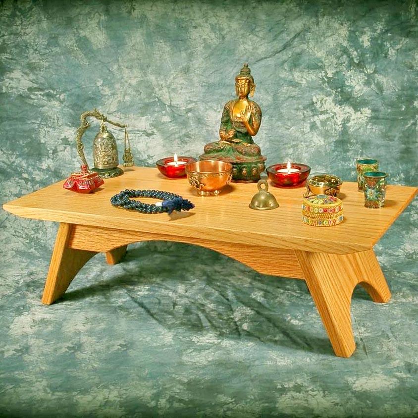 Вівтар для медитації з дерева Джоад Каррі (ЛАТ-015603) Вівтар для медитації з дерева Джоад Каррі (ЛАТ-015603)