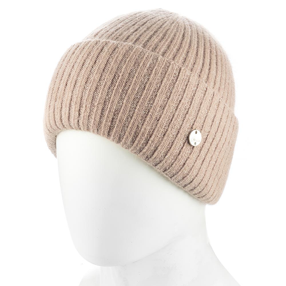 Шапка женская ангоровая зимняя Atrics WH895 в широкий рубчик с двойным отворотом утепленная флисом Лотос - фото 1 Шапка женская ангоровая зимняя Atrics WH895 в широкий рубчик с двойным отворотом утепленная флисом Лотос - фото 1