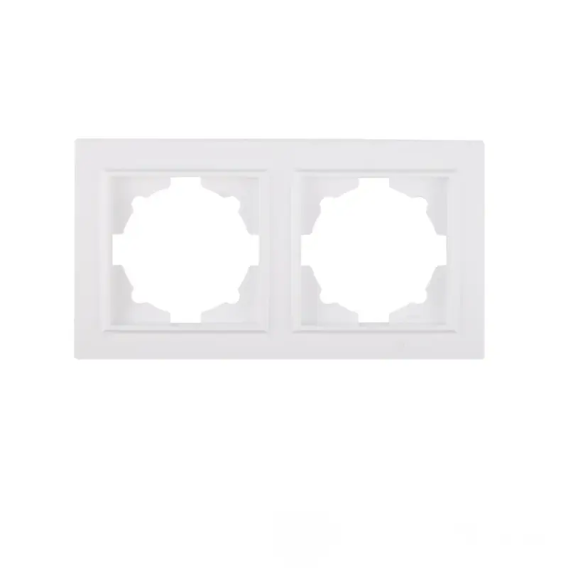 Рамка двойная ElectroHouse IP22 Enzo Белый (EH-2117)