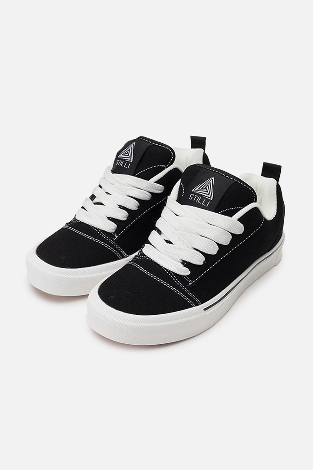 Кеды женские на плоской подошве р. 37 Черный (SKT001033300) - фото 3 Кеды женские на плоской подошве р. 37 Черный (SKT001033300) - фото 3