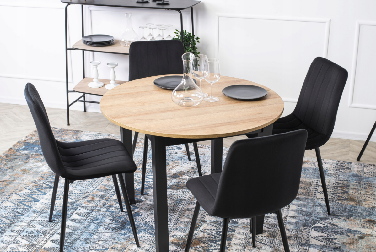 Стул кухонный Intarsio ETHAN велюр Черный (ETHAN19-2) - фото 10 Стул кухонный Intarsio ETHAN велюр Черный (ETHAN19-2) - фото 10