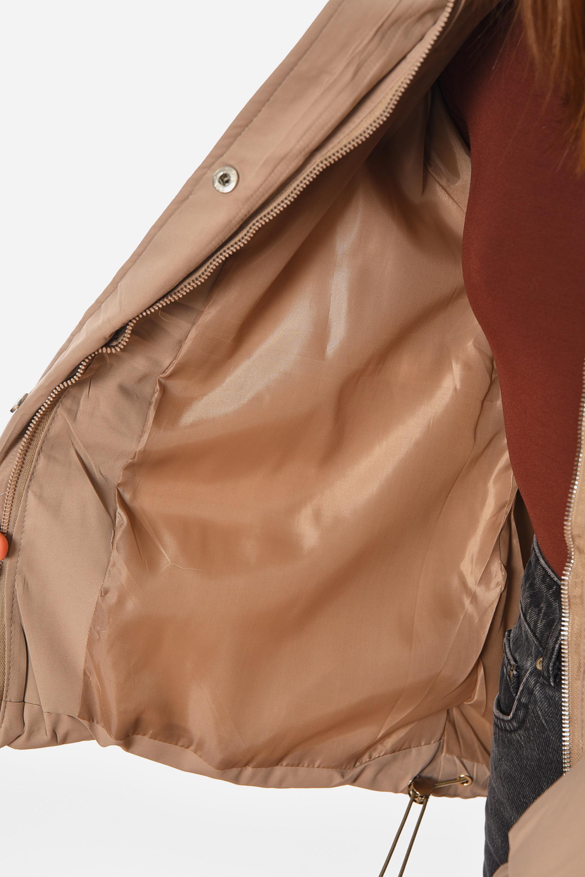 Куртка жіноча єврозима XL Темно-бежевий (195116) - фото 4 Куртка жіноча єврозима XL Темно-бежевий (195116) - фото 4