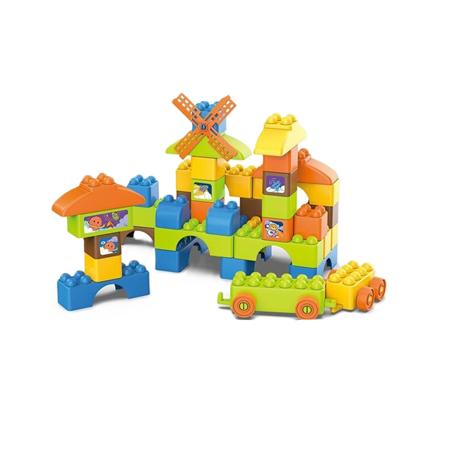 Конструктор JX 6882/24 в ведре 61 дет. (25622566)