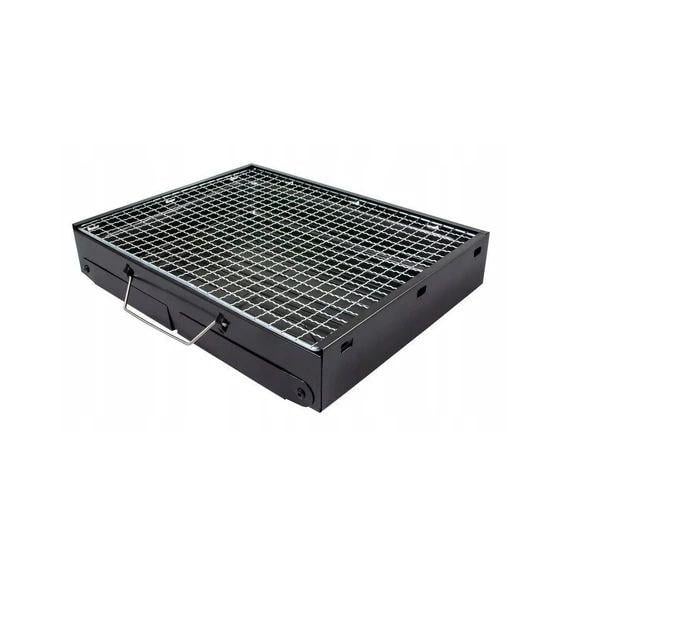 Мангал туристический для барбекю 43×29 см Черный (BBQ4329)