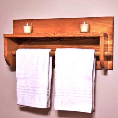 Полка для ванной из дерева Штавен Сиена (ВНП/008905)