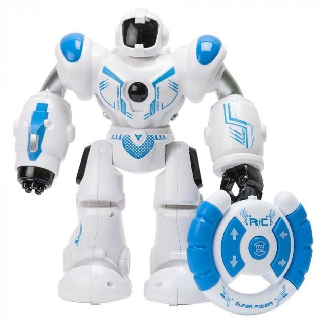 Робот XZS RoboCop многофункциональный робот на радиоуправлении Бело-Голубой (SUN4172) Робот XZS RoboCop многофункциональный робот на радиоуправлении Бело-Голубой (SUN4172)