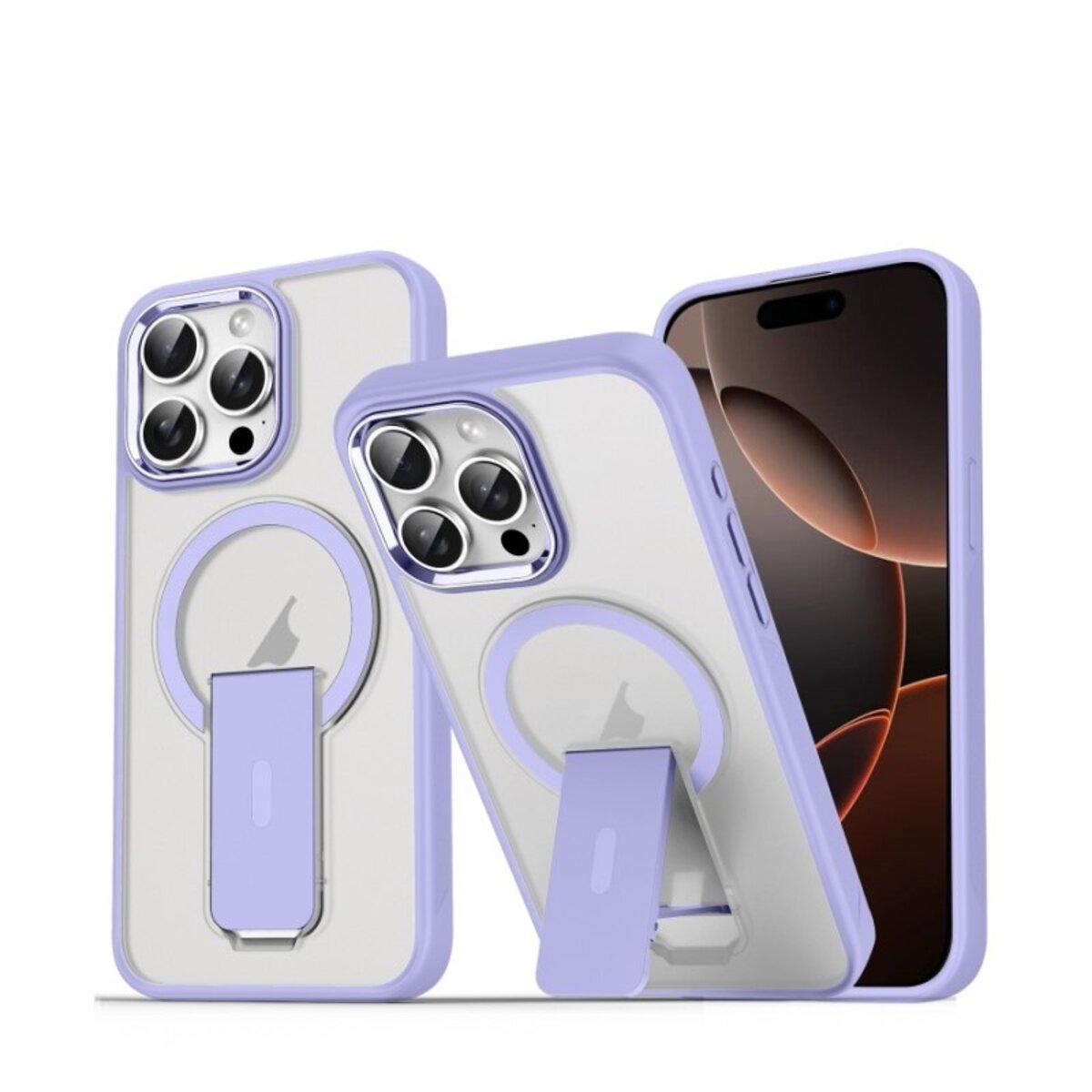 Противоударный чехол с подставкой Cosmic Magnetic Stand for Apple iPhone 16 Pro Max Lavender