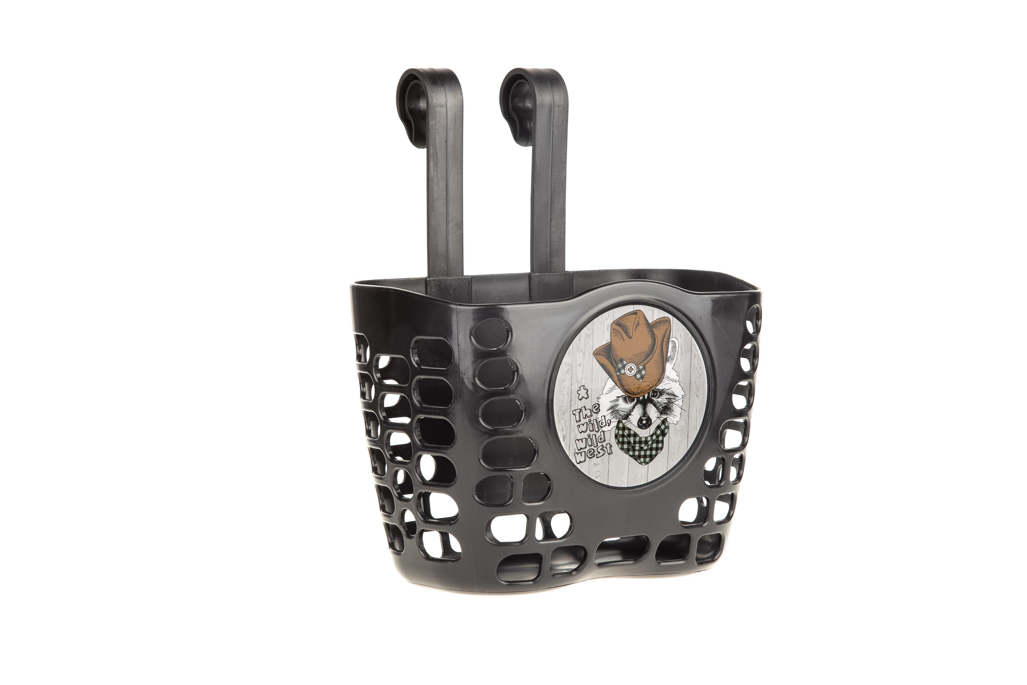 Кошик дитячий на кермо OnRide Pony Mini пластик 190х125х140 мм Чорний (6936116101671)