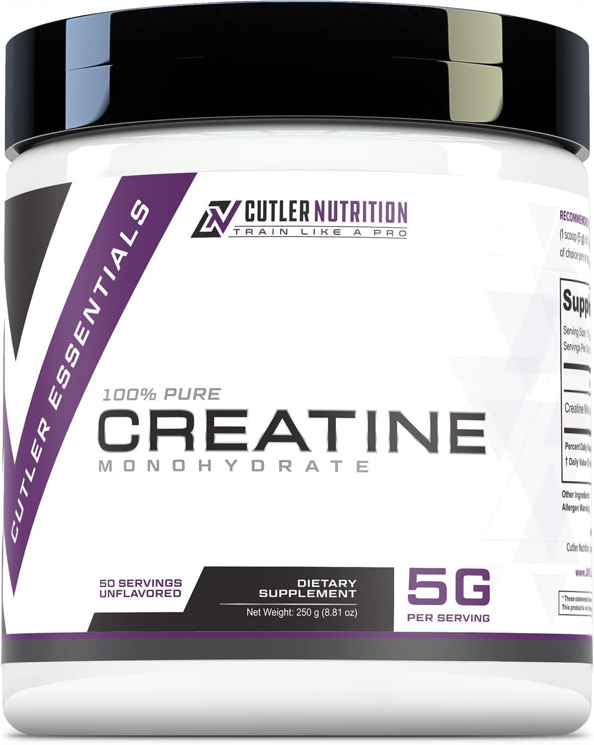 Креатин Cutler Nutrition 100% Pure Creatine Monohydrate Unflavored 250 g