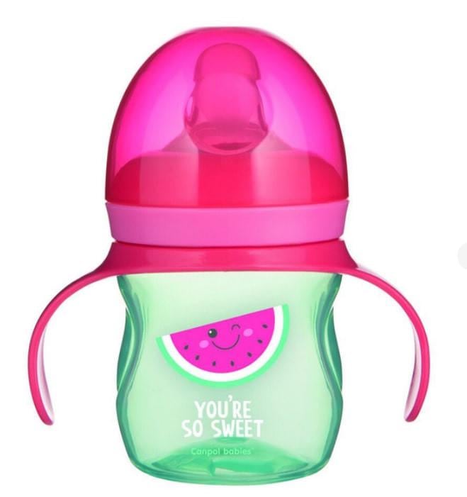 Поильник Canpol SO COOL тренировочный с силиконовым носиком 150 мл