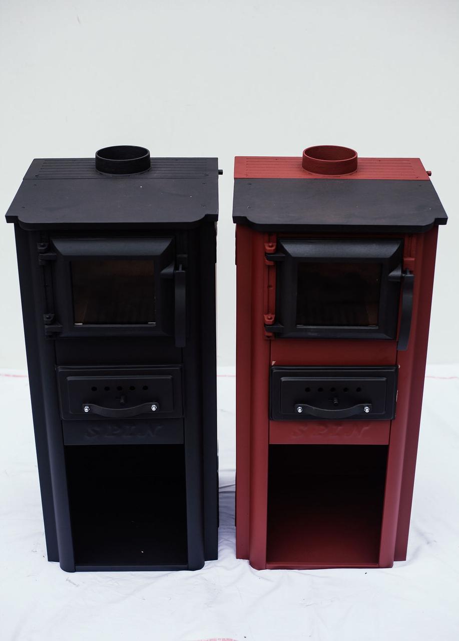 Піч-буржуйка зі склом на дровах Spin KALIMERO 6 кВт Червоний (CNT00007706) - фото 8 Піч-буржуйка зі склом на дровах Spin KALIMERO 6 кВт Червоний (CNT00007706) - фото 8