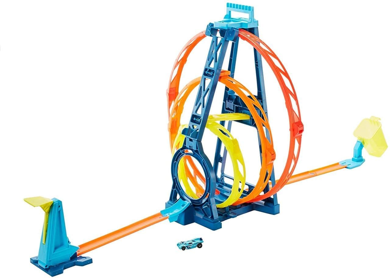 Трек Hot Wheels Track Builder Unlimited Triple Тройная петля (GLC96)