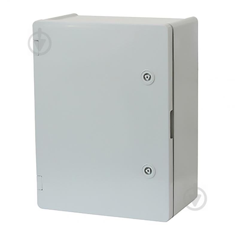 Щит ERKA 023 300 x 400 x 180 мм с монтажной панелью и опаловыми дверцами