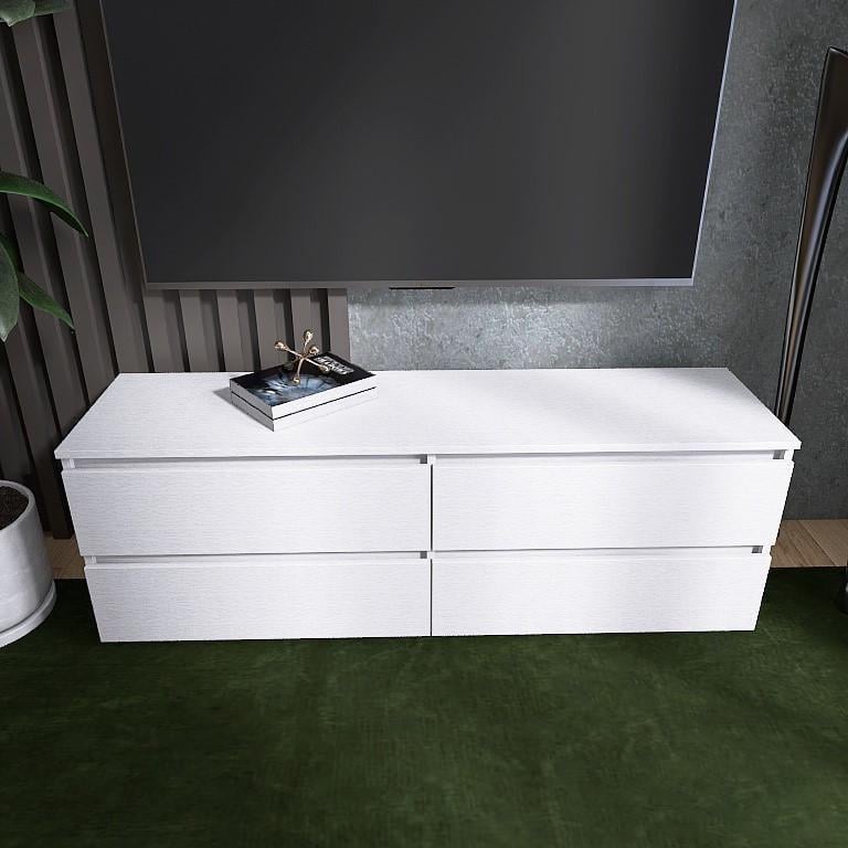 Тумба для ТВ Лайт ЛТВ-1400 Эверест 1400х380х490 мм Белый (EVR-20444)