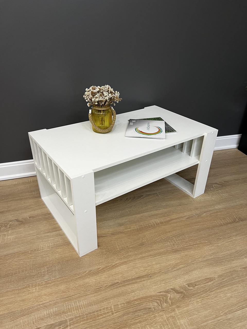 Стіл журнальний Вествуд 900х500х500 мм Білий - фото 3