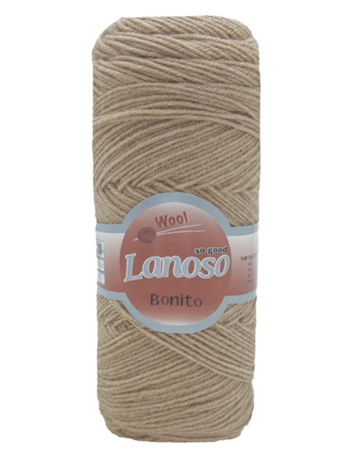 Пряжа Lanoso Bonito Бежевый (24993952)