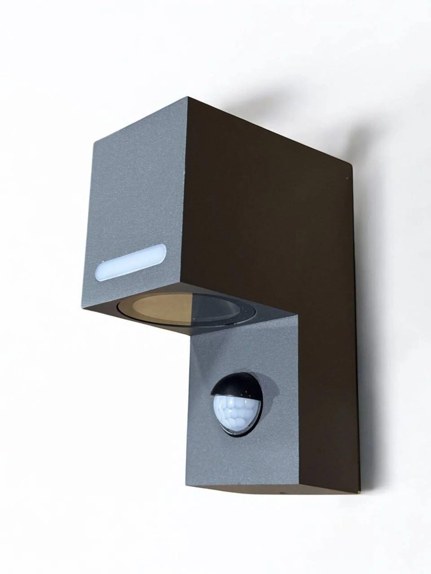 Светильник уличный LIGHT SET VESNA 203 PIR 1xGU10 с датчиком движения Серый (40508)
