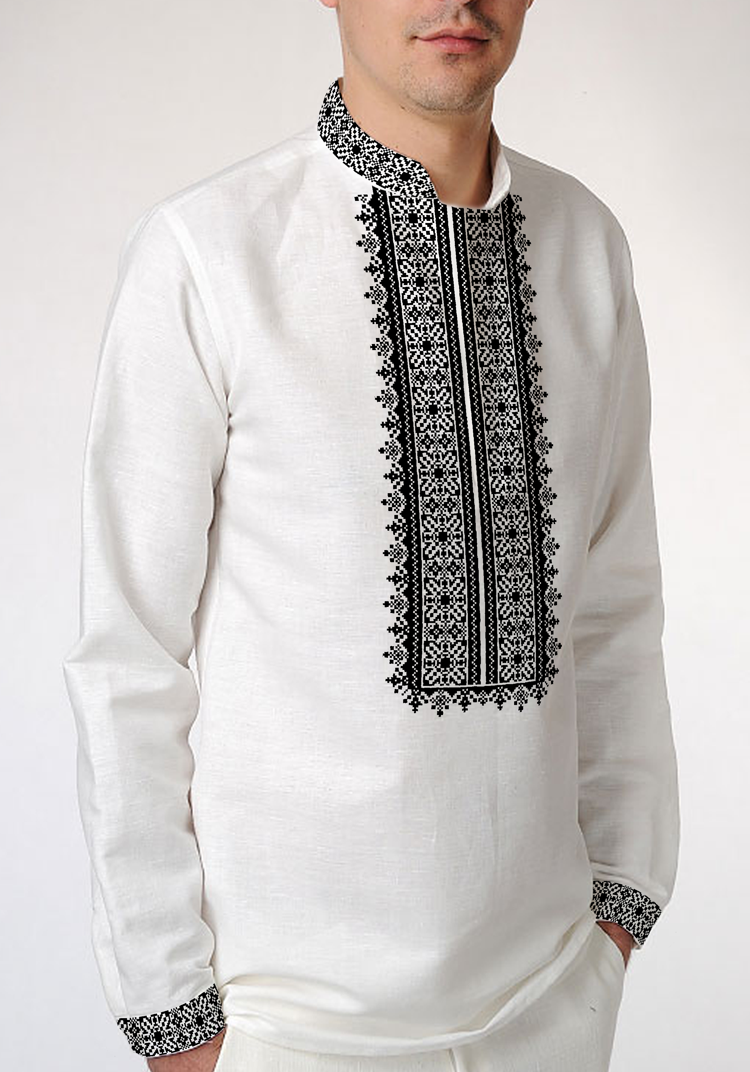 Заготовка для вишивки нитками/бісером домоткане полотно (СЧГ-456)