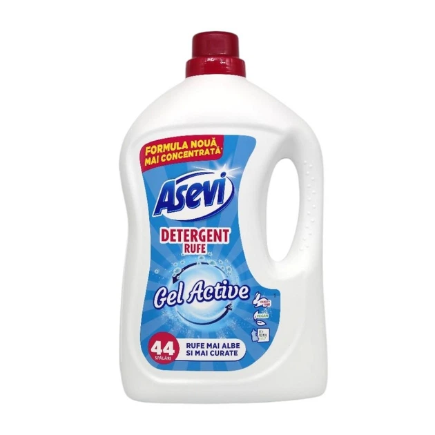 Гель для прання універсальний з ензимами Asevi Gel Active 2,3 л 44 прання (33303932)