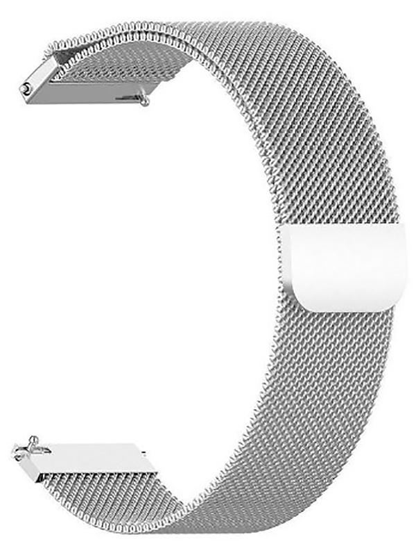 Ремінець BeCover Milanese Style для Huawei Watch GT 2 42 мм 22 мм Silver (707771) - фото 1