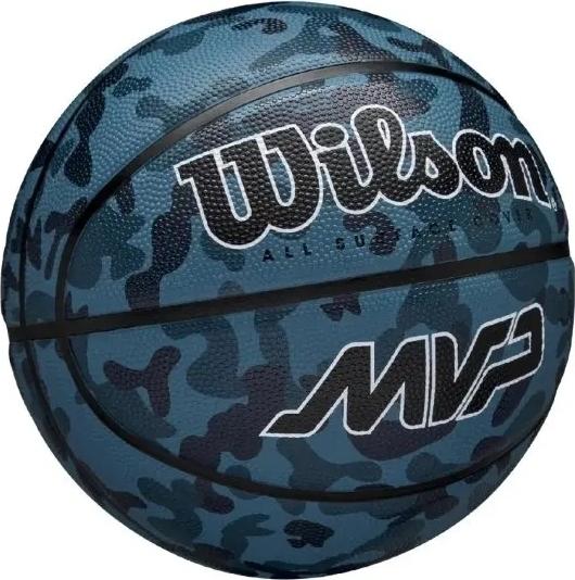 Баскетбольний м'яч Wilson MVP CAMO р. 7 Темно-синій камуфляж (WZ3018702XB7) - фото 2 Баскетбольний м'яч Wilson MVP CAMO р. 7 Темно-синій камуфляж (WZ3018702XB7) - фото 2