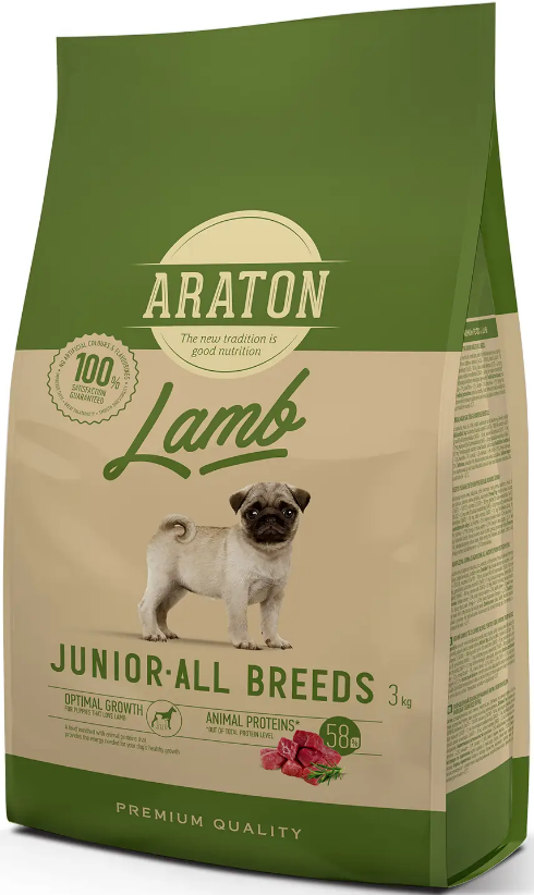 Корм сухой Araton LAMB Junior All Breeds Полноценный для молодых собак с ягнятиной и рисом 3 кг (ART47483) Корм сухой Araton LAMB Junior All Breeds Полноценный для молодых собак с ягнятиной и рисом 3 кг (ART47483)