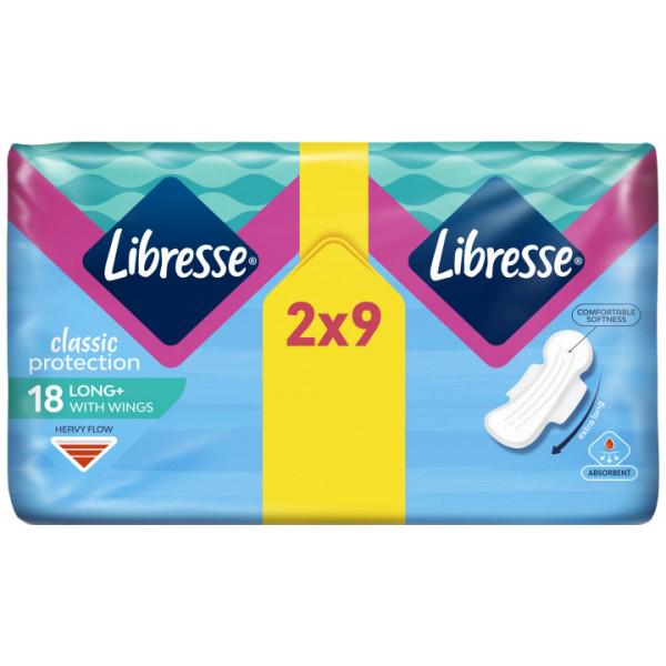 Прокладки гігієнічні Libresse Classic Ultra Clip Super Duo Soft 7 мм 18 шт.