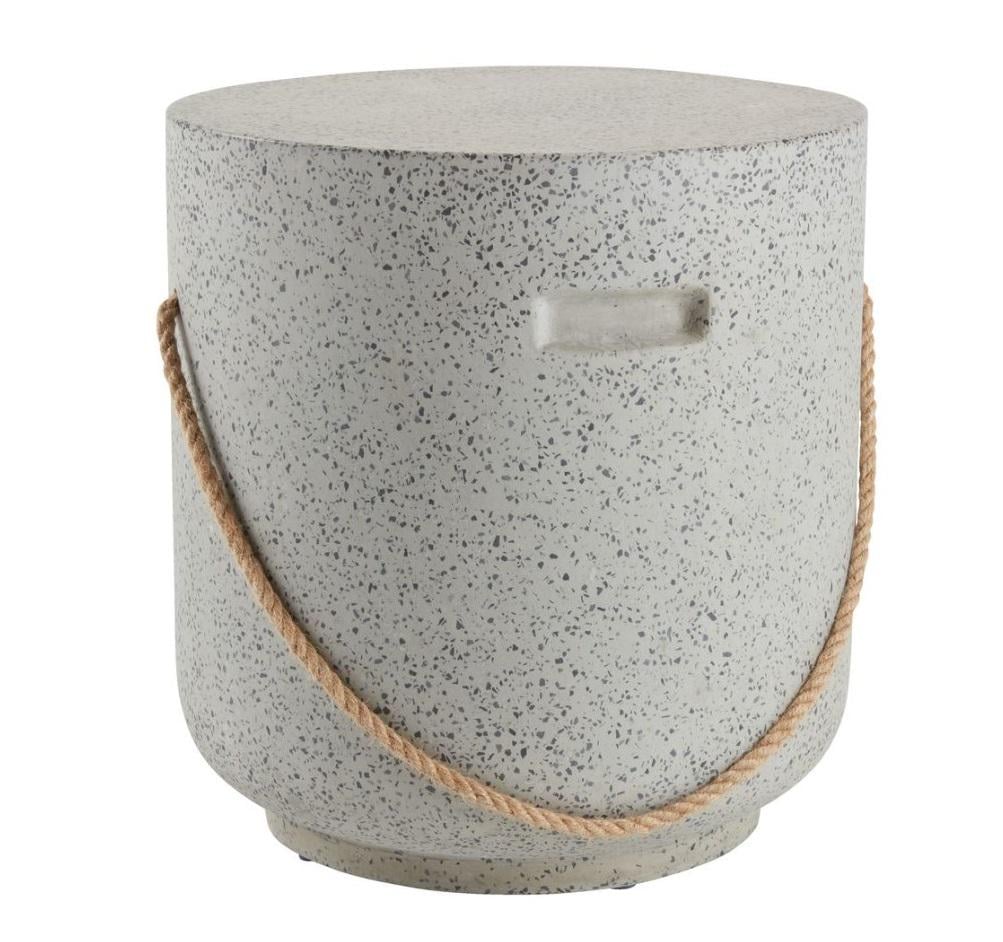 Табурет из фиброцемента 37х40 см Серый