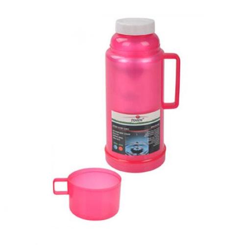 Термос со стеклянной колбой и ручкой Stenson MT-0245 1 л Pink (587072) - фото 2 Термос со стеклянной колбой и ручкой Stenson MT-0245 1 л Pink (587072) - фото 2