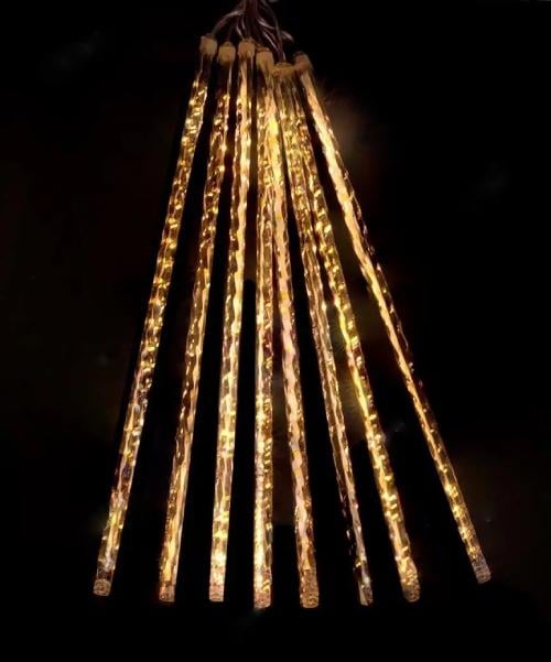 Гирлянда новогодняя Штора Палочки 8 шт. 3 м Белый теплый Гирлянда новогодняя Штора Палочки 8 шт. 3 м Белый теплый