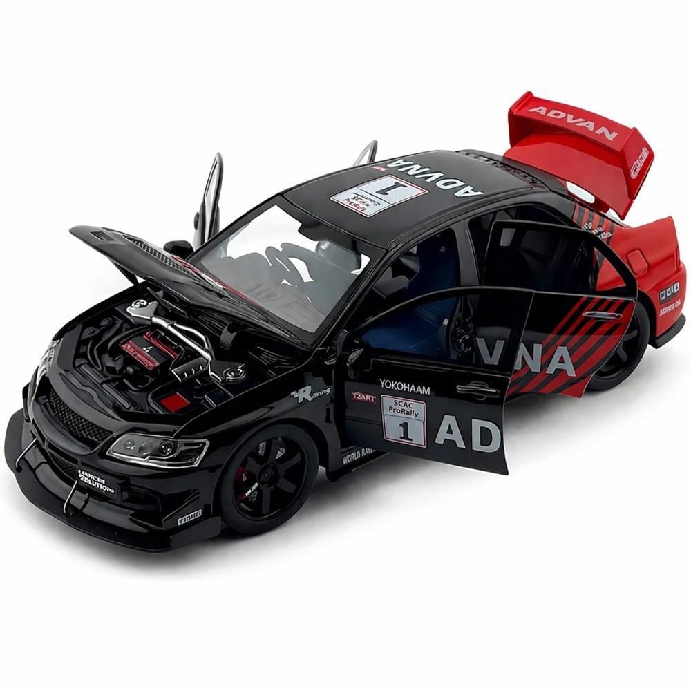 Игрушечная машинка-модель металлическая Mitsubishi Lancer Evolution IX 1:32 инерционная со светом и звуком (33514892)