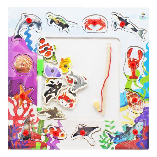 Рамка-вкладыш деревянная Морские жители (200735)