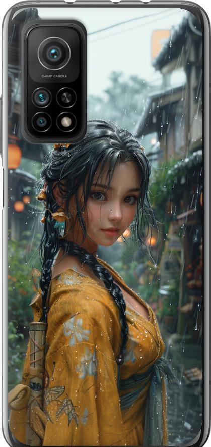 Чехол на Xiaomi Mi 10T Pro Anime-girl (6133u-2679-42517)