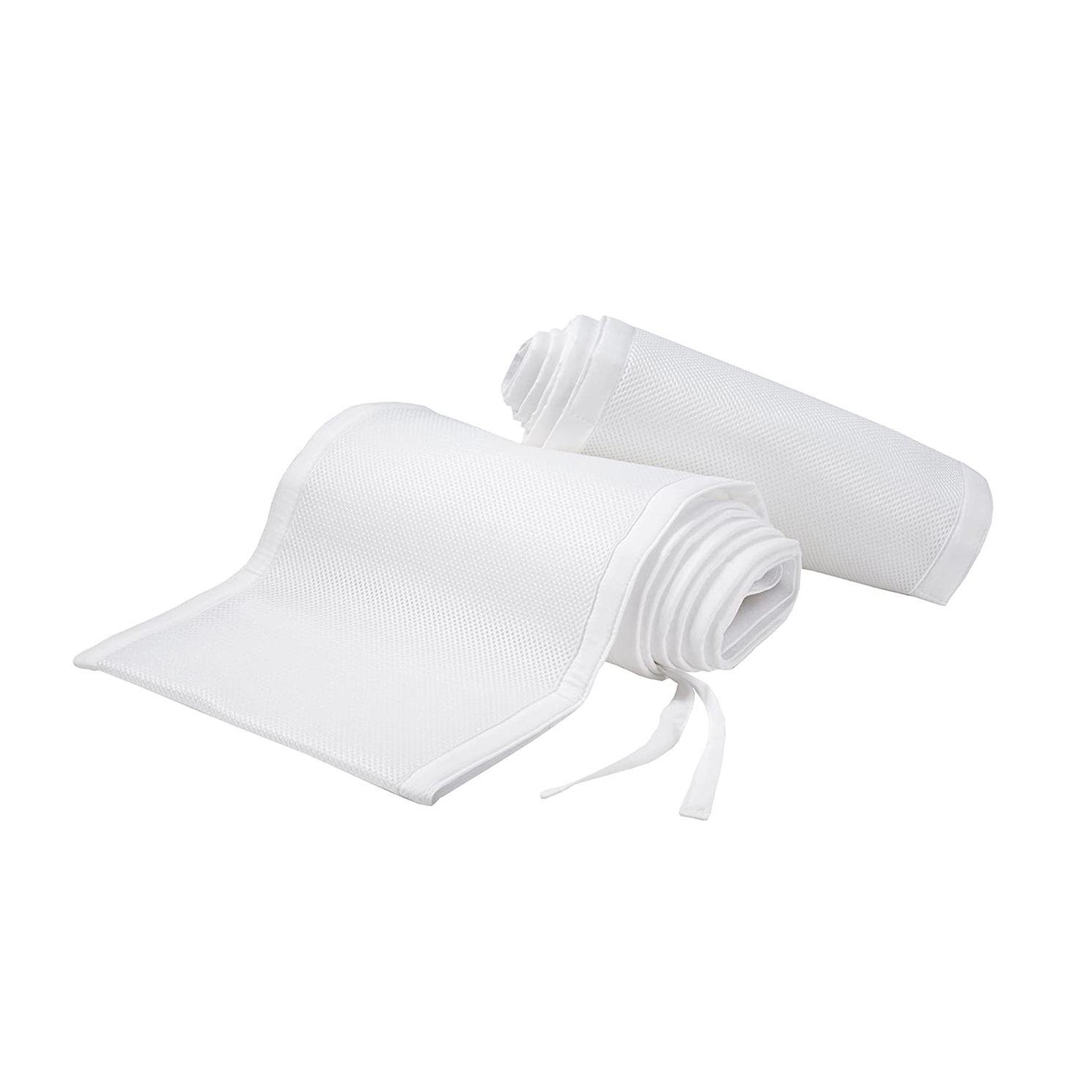 Бортики защитные на кроватку для новорожденного 2в1 320х27/150х27 см Белый - фото 5 Бортики защитные на кроватку для новорожденного 2в1 320х27/150х27 см Белый - фото 5