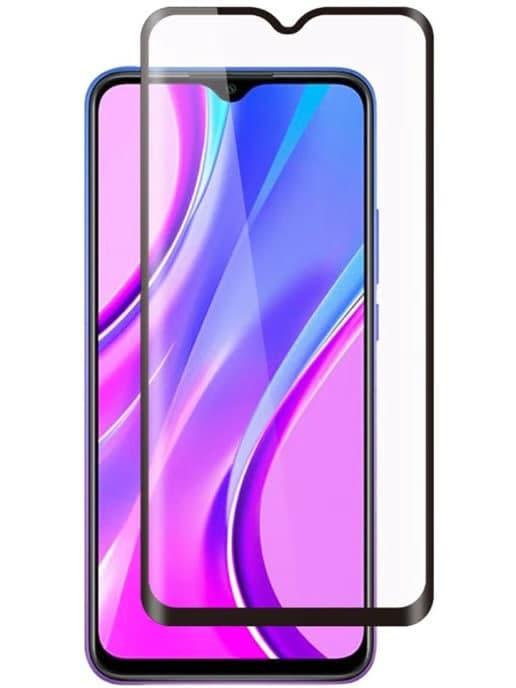 Защитное стекло для Samsung A22 полная проклейка экрана