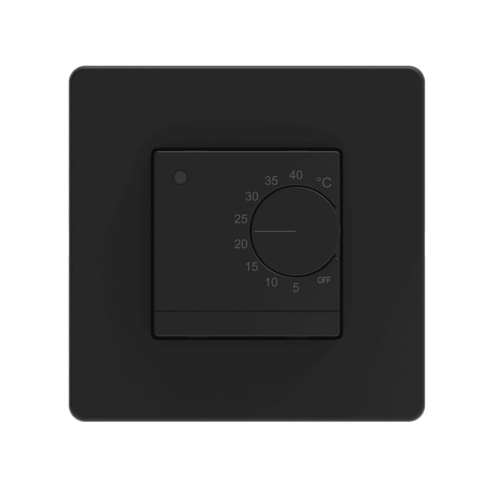 Терморегулятор аналоговий In-Therm RTC 19 SL Black matte