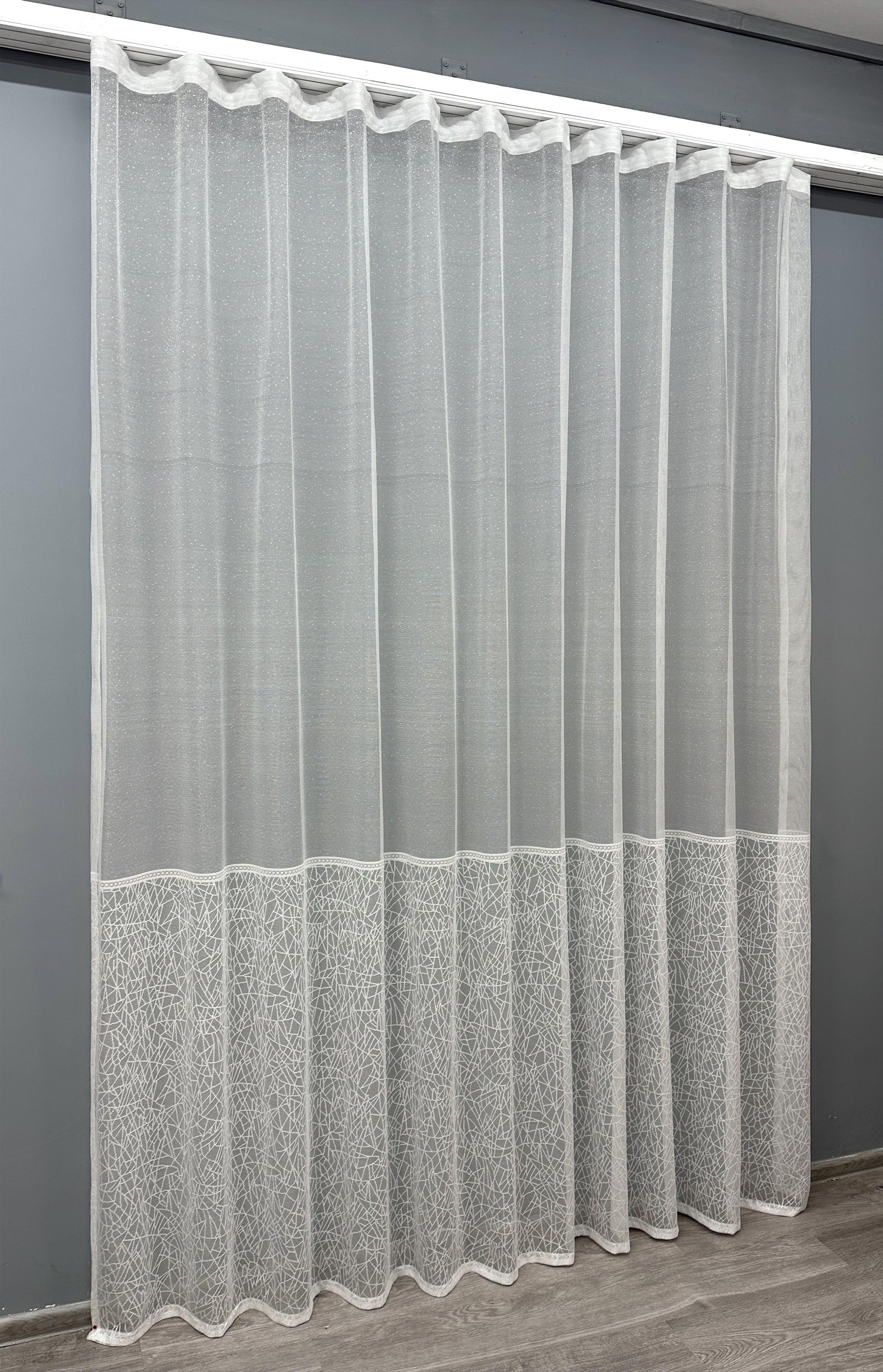 Тюль VR-Textil 1674т жаккард 300х270 см Белый (42-0694) - фото 2 Тюль VR-Textil 1674т жаккард 300х270 см Белый (42-0694) - фото 2