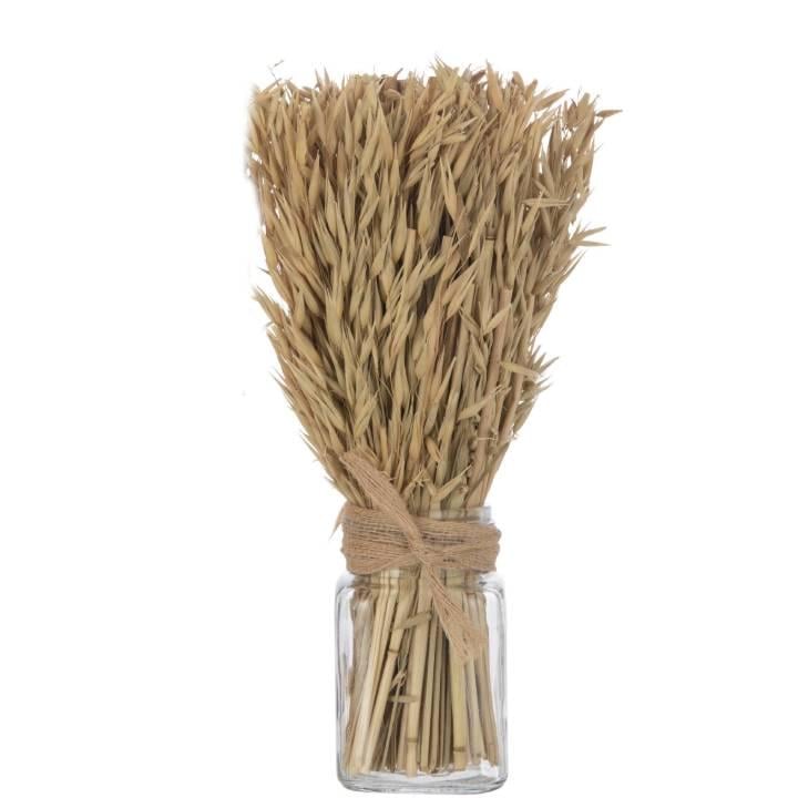 Сухоцвіти овес J-LINE в букеті 30 см Коричневий