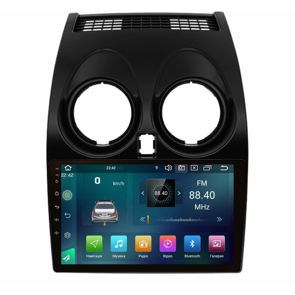 Магнитола штатная CYCLONE C9 CPL GSM Carplay 2/32 GB 4G для Nissan Qashqai 2007-2014 г. (AR-81429)