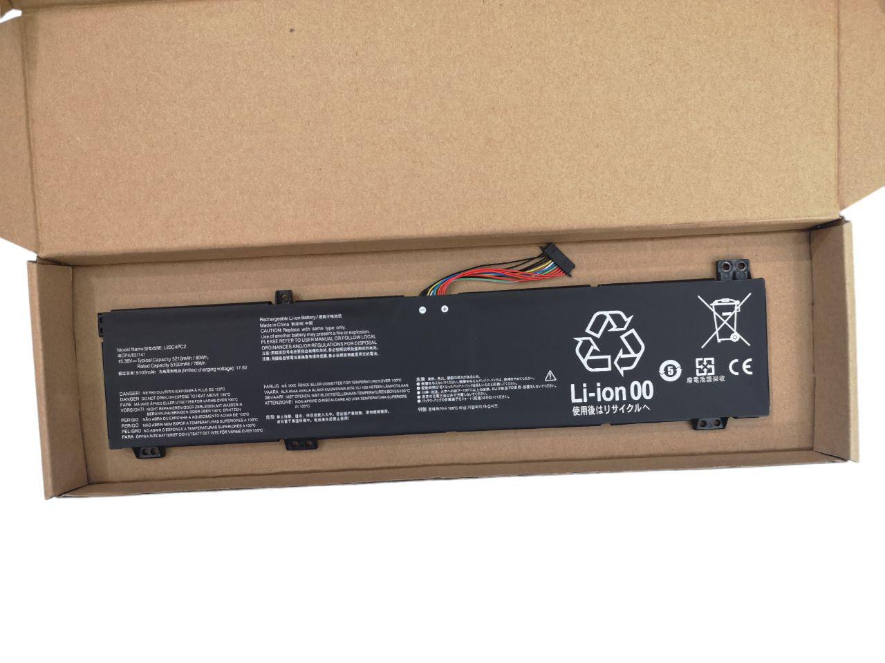 Аккумулятор для Lenovo Legion 5 Pro R9000P/Y9000P/L20M4PC2/L20D4PC1 5210 mAh 80Wh (21766145) Аккумулятор для Lenovo Legion 5 Pro R9000P/Y9000P/L20M4PC2/L20D4PC1 5210 mAh 80Wh (21766145)