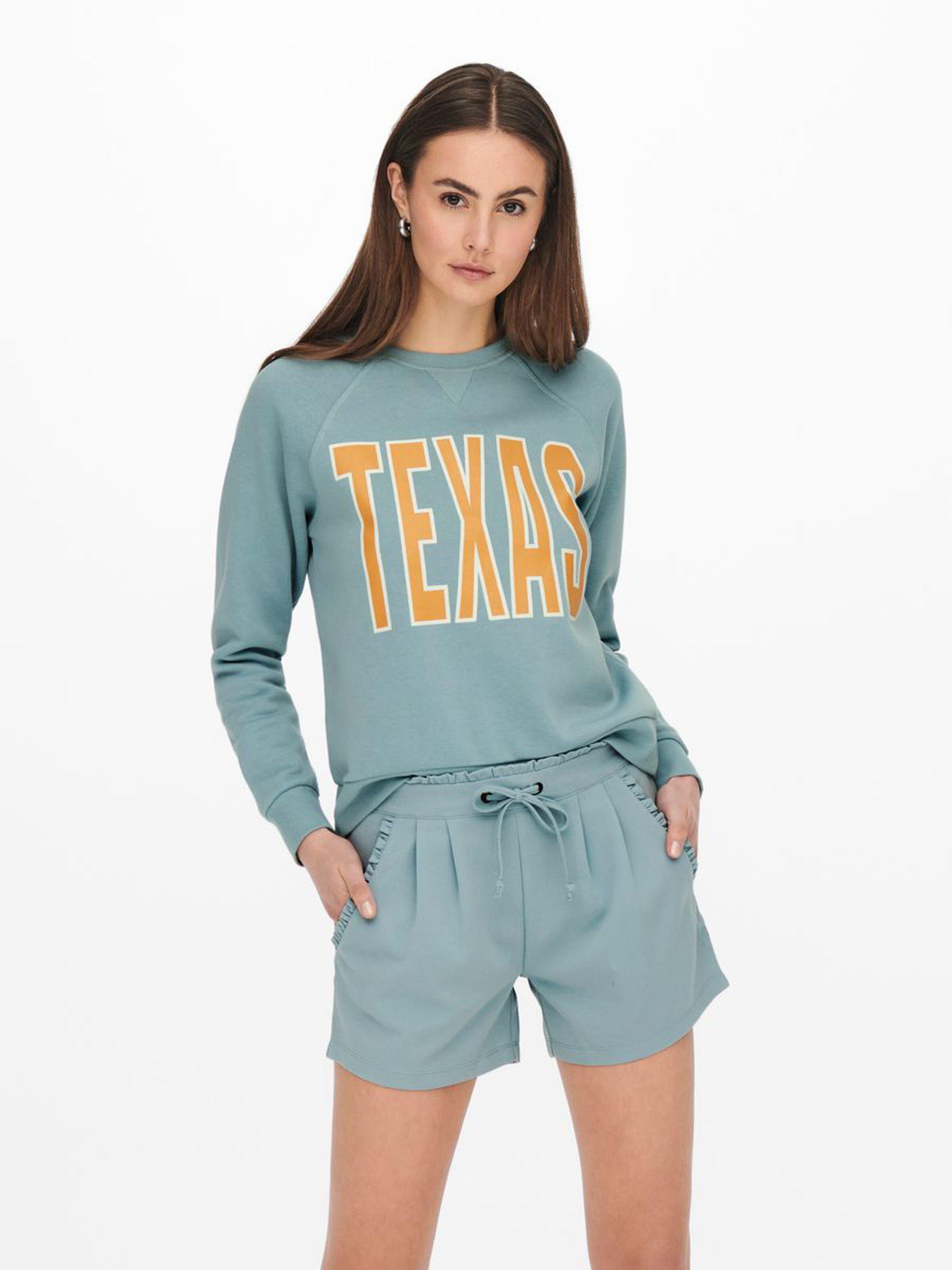 Свитшот женский Only 15215453 L Зеленый